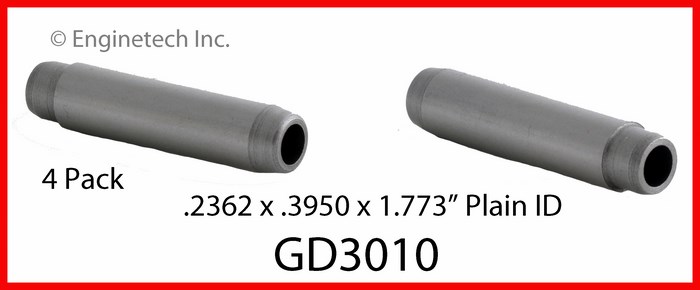 Enginetech GD3010 Valve Guides - Set of 4
