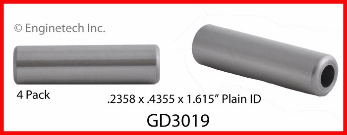 Enginetech GD3019 Valve Guides - Set of 4