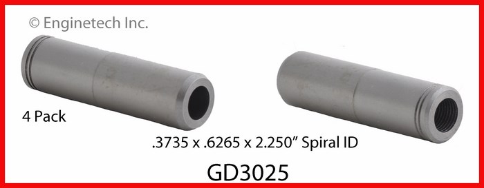 Enginetech GD3025 Valve Guides - Set of 4