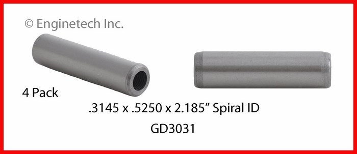 Enginetech GD3031 Valve Guides - Set of 4