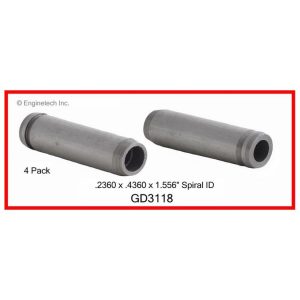 Enginetech GD3118 Valve Guides - Set of 4