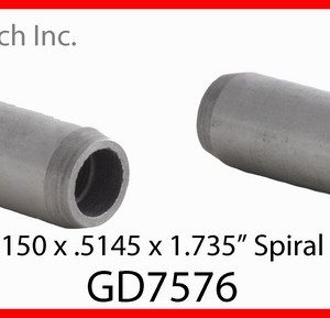 Enginetech GD7576 Valve Guides - Set of 4