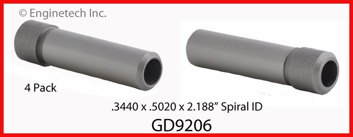 Enginetech GD9206 Valve Guides - Set of 4