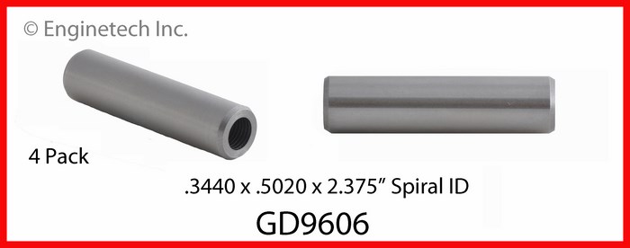 Enginetech GD9606 Valve Guides - Set of 4