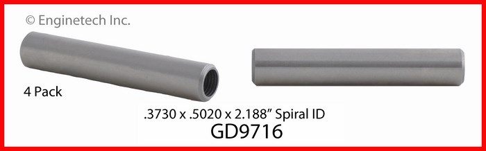 Enginetech GD9716 Valve Guides - Set of 4