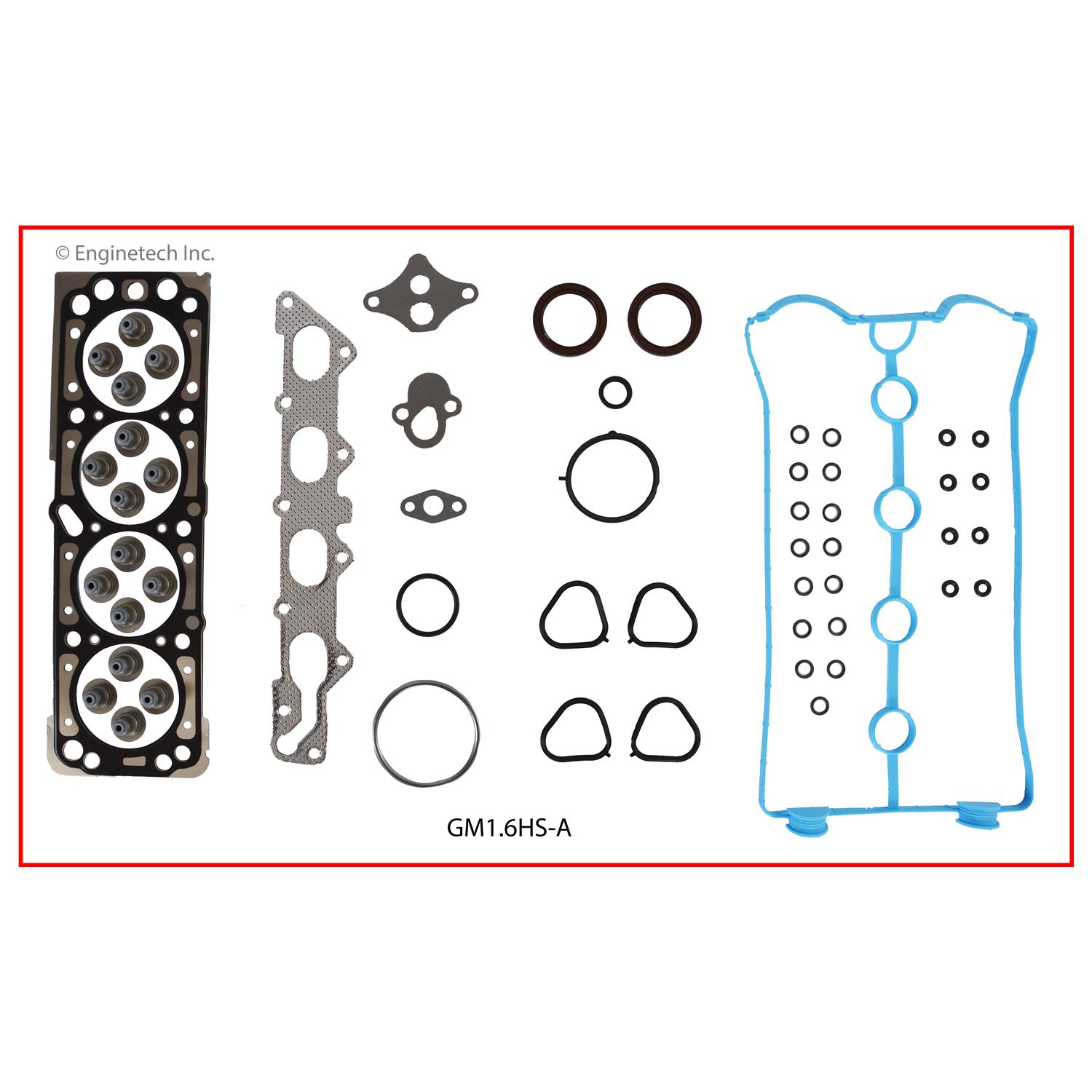 Enginetech GM1.6HS-A Gasket Set - Head