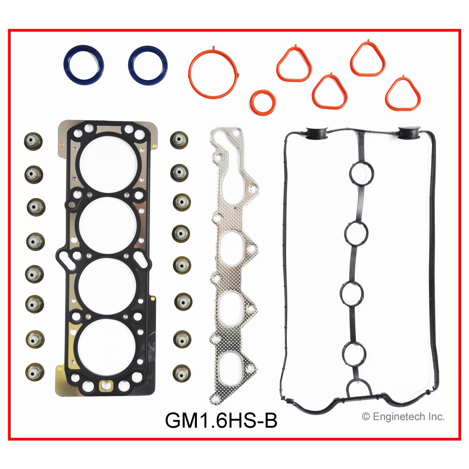 Enginetech GM1.6HS-B Gasket Set - Head