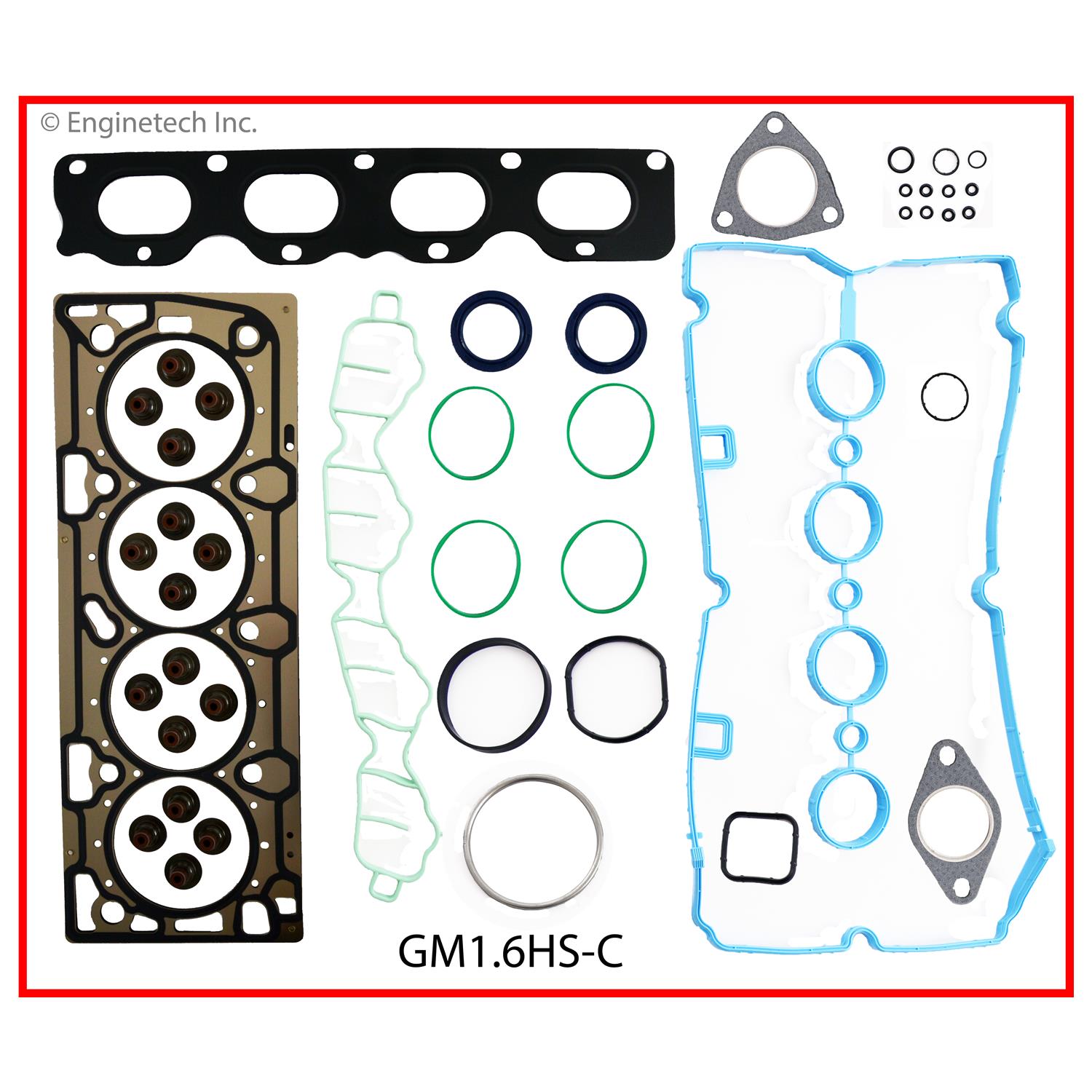 Enginetech GM1.6HS-C Gasket Set - Head