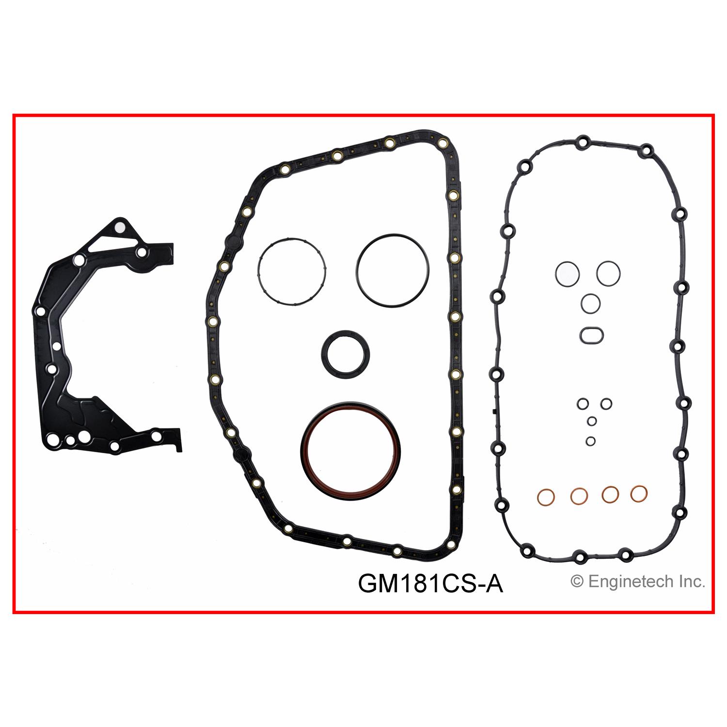 Enginetech GM181CS-A Gasket Set - Lower