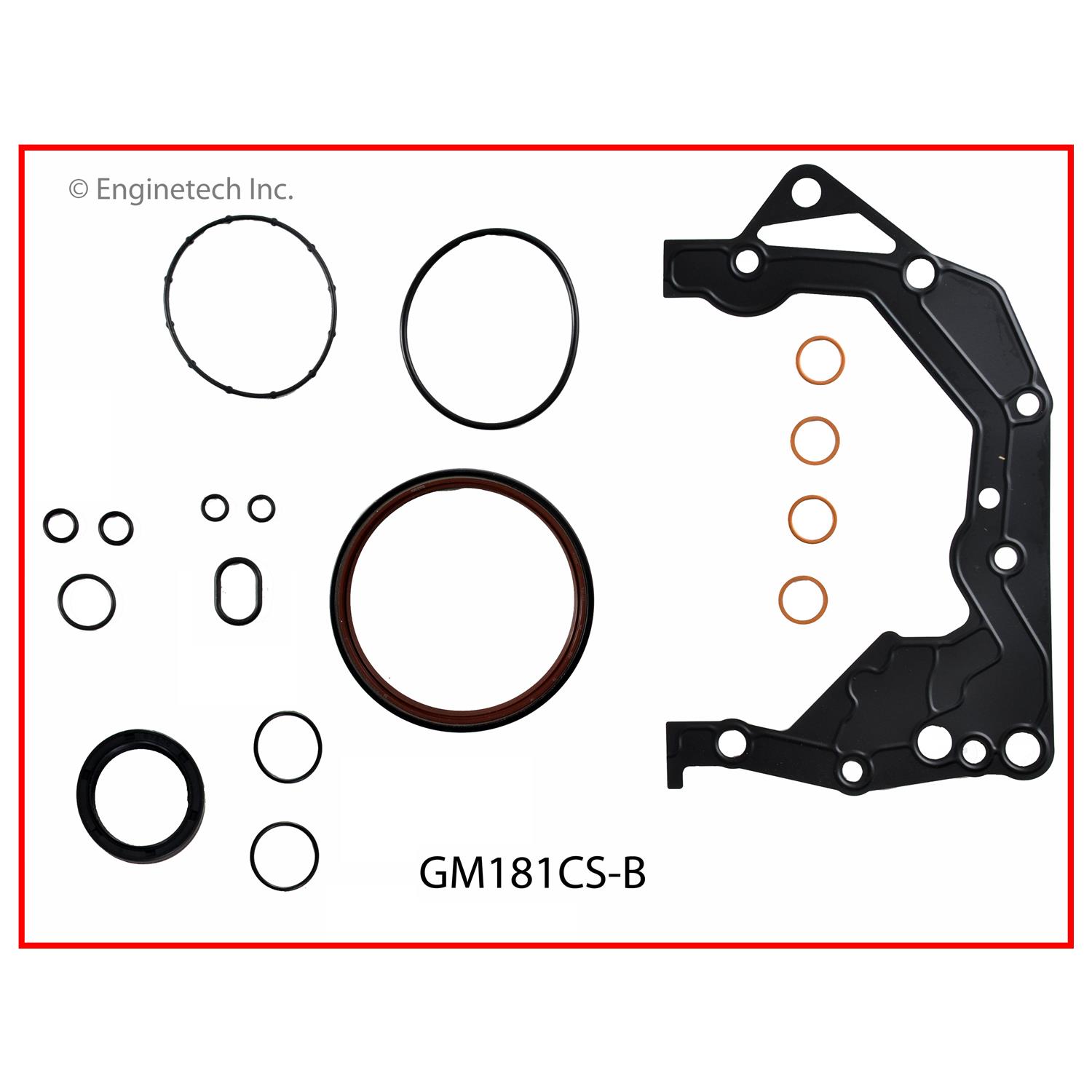 Enginetech GM181CS-B Gasket Set - Lower