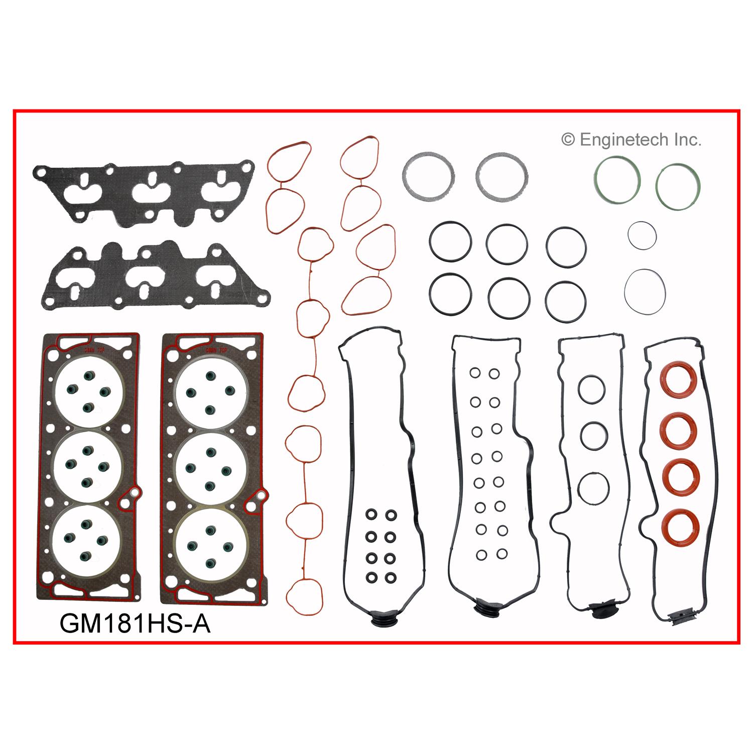 Enginetech GM181HS-AWB Gasket Set - Head