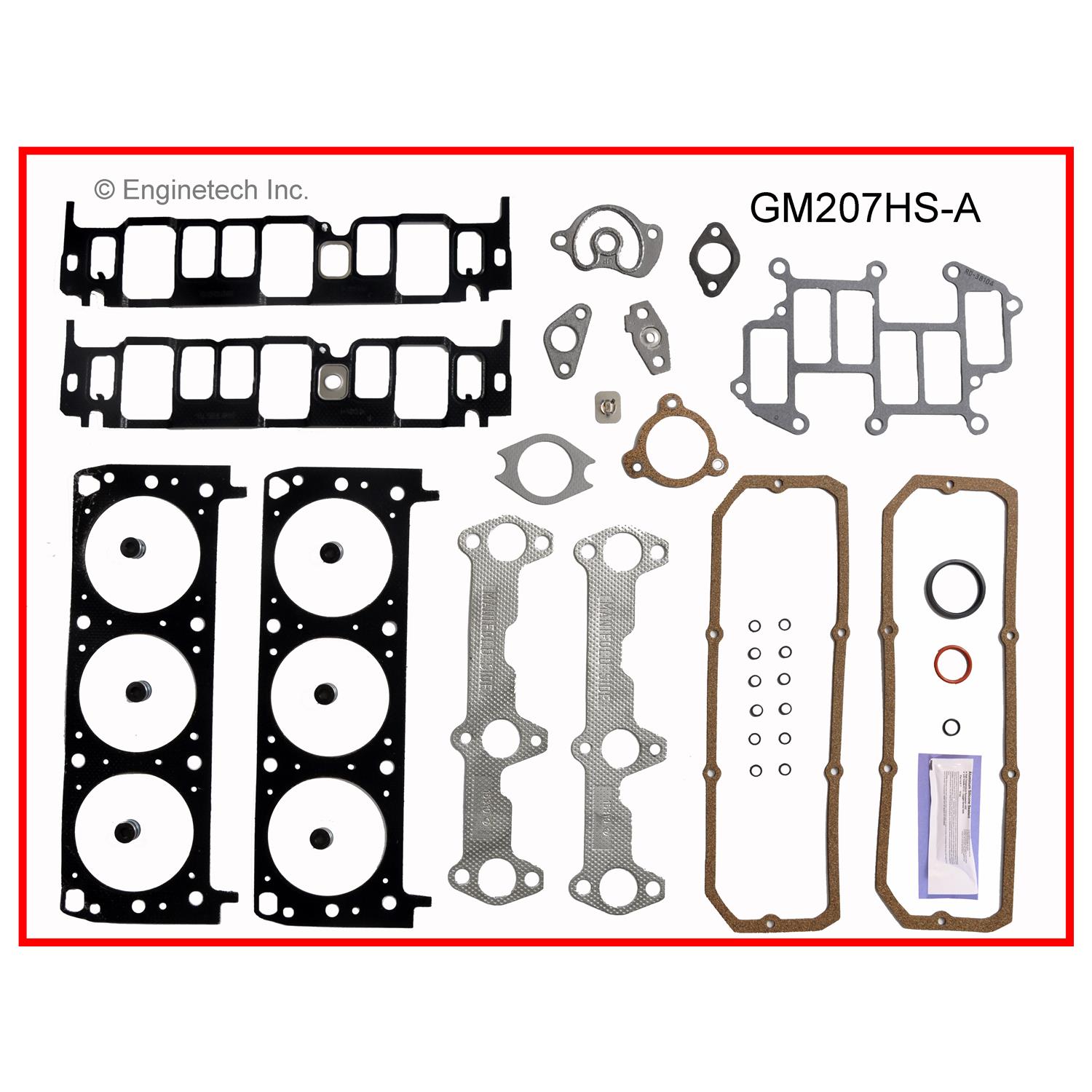 Enginetech GM207HS-A Gasket Set - Head