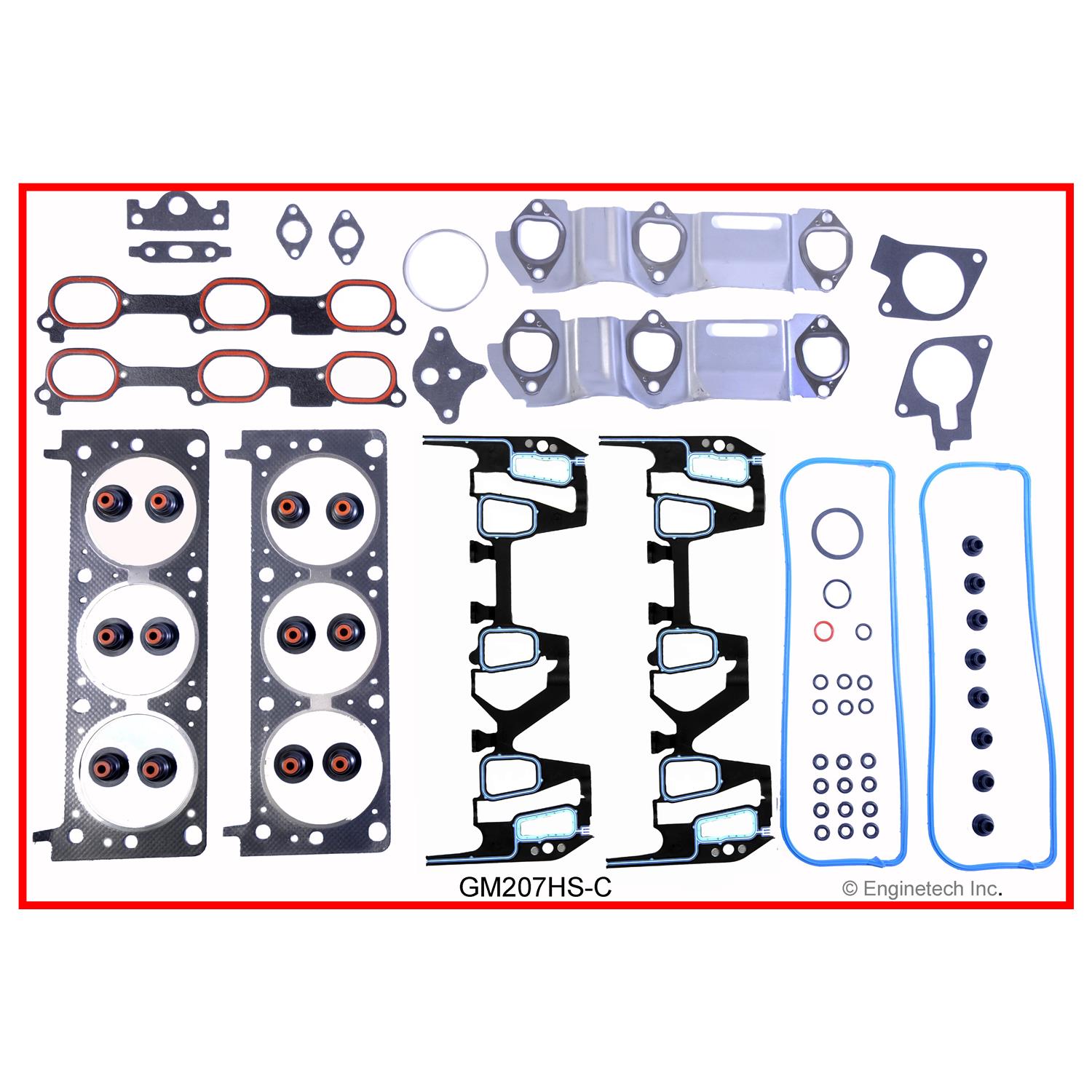 Enginetech GM207HS-CAWB Gasket Set - Head