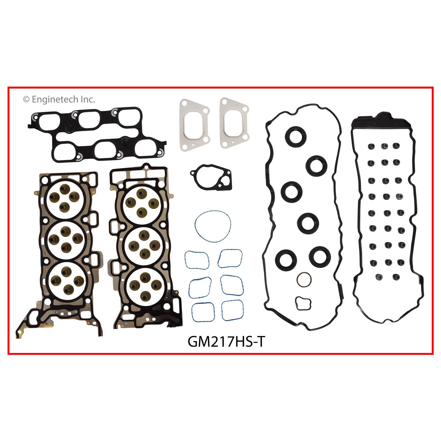 Enginetech GM217HS-T Gasket Set - Head