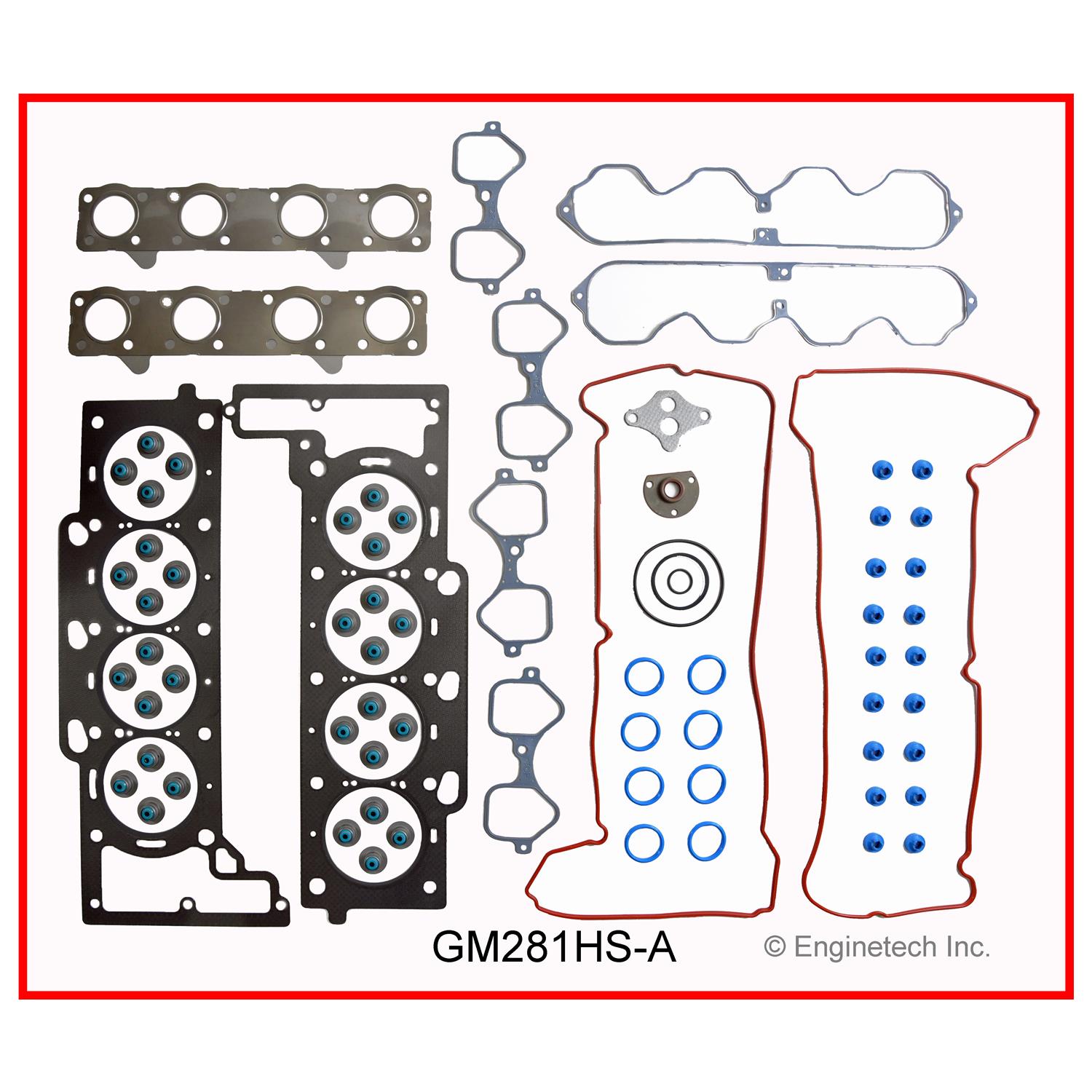 Enginetech GM281HS-A Gasket Set - Head