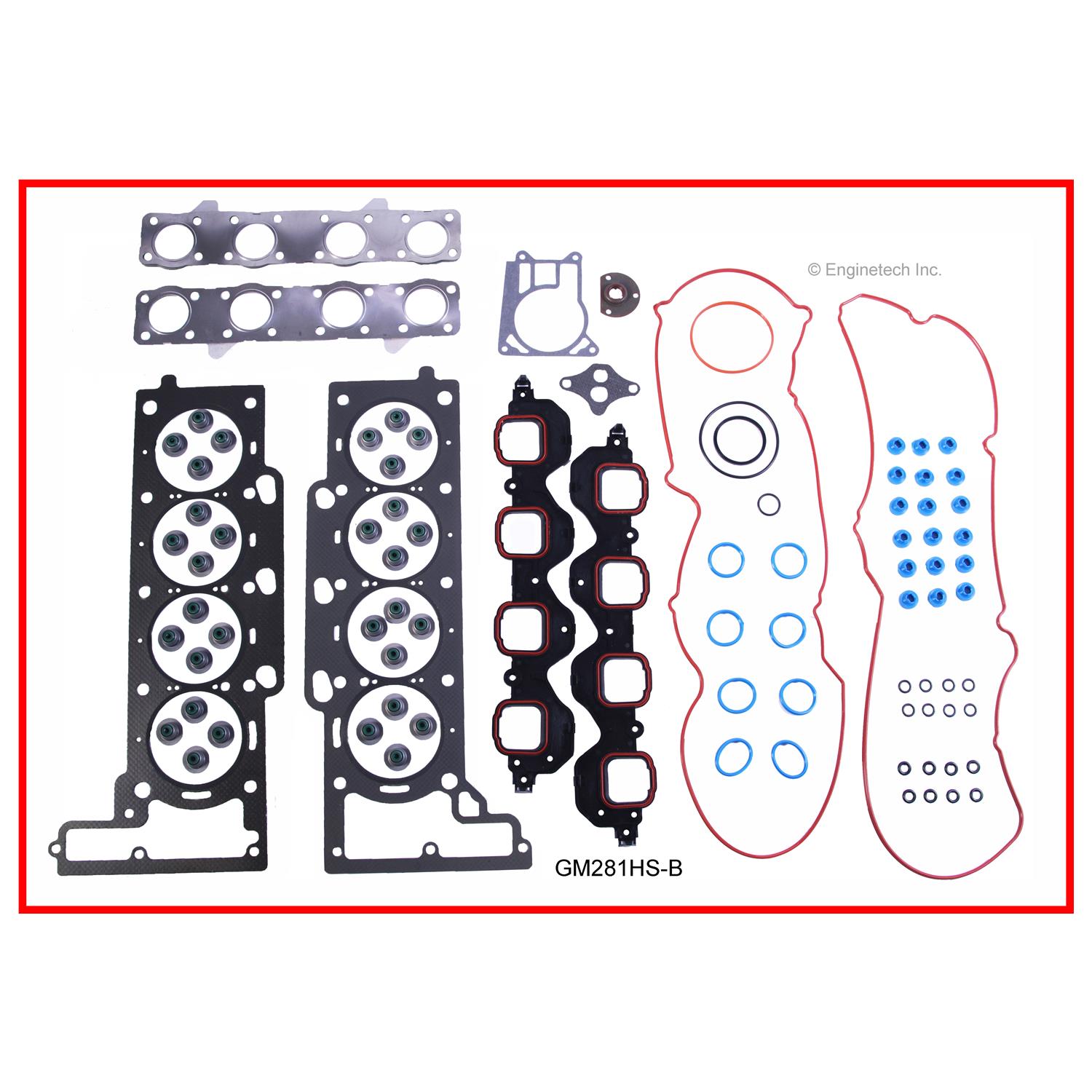 Enginetech GM281HS-BWB Gasket Set - Head