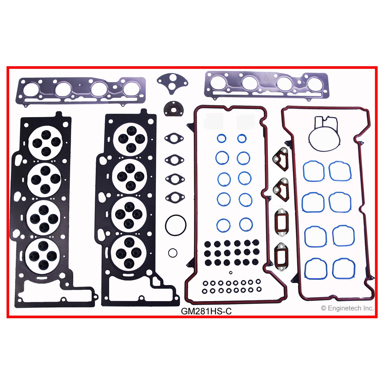 Enginetech GM281HS-C Gasket Set - Head
