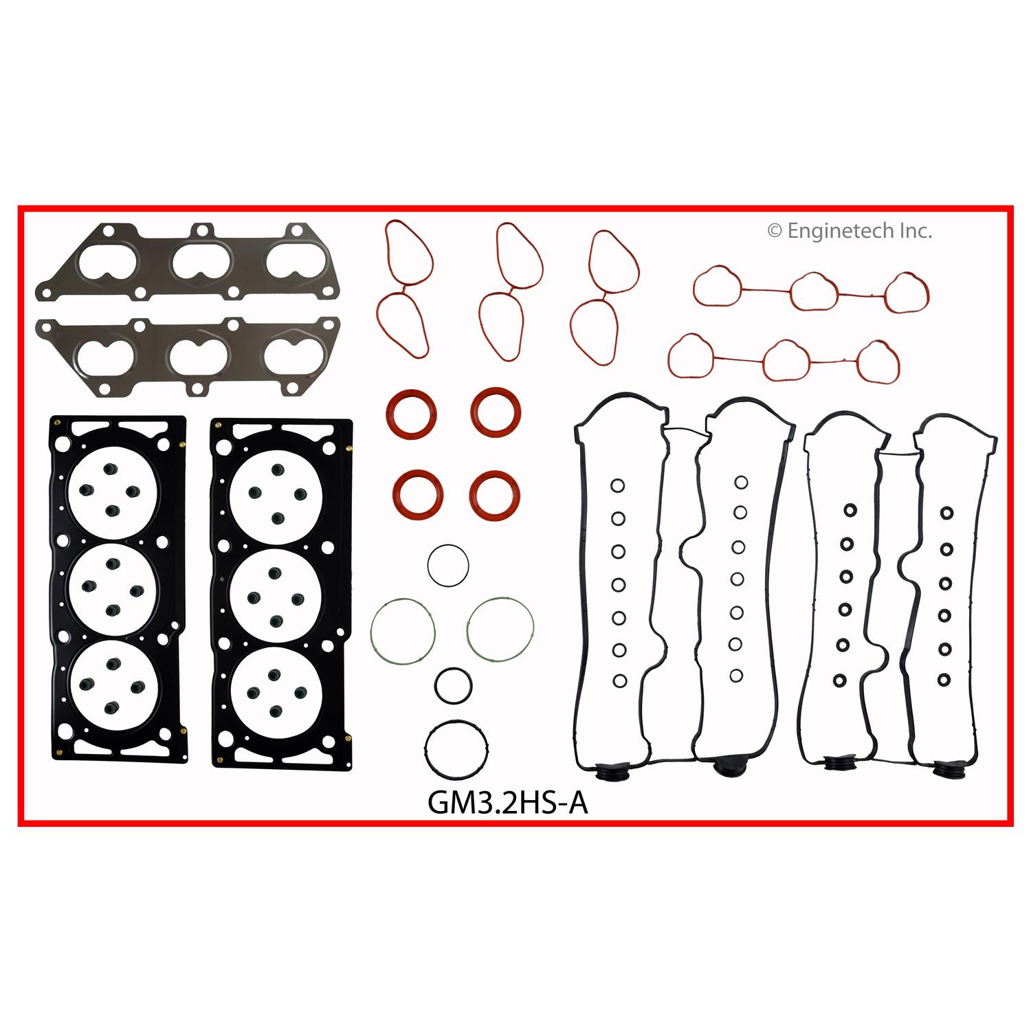 Enginetech GM3.2HS-A Gasket Set - Head