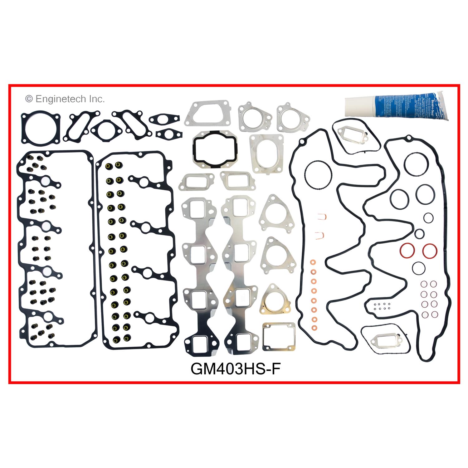 Enginetech GM403HS-F Gasket Set - Head