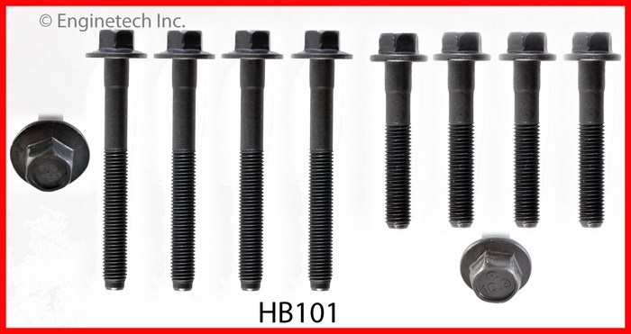 Enginetech HB101 Head Bolt Set