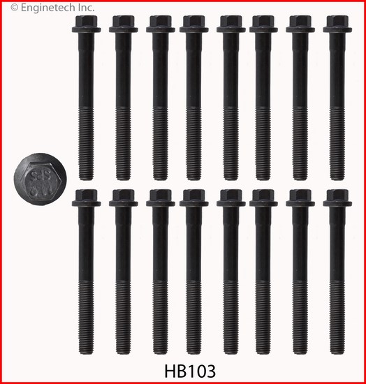Enginetech HB103 Head Bolt Set