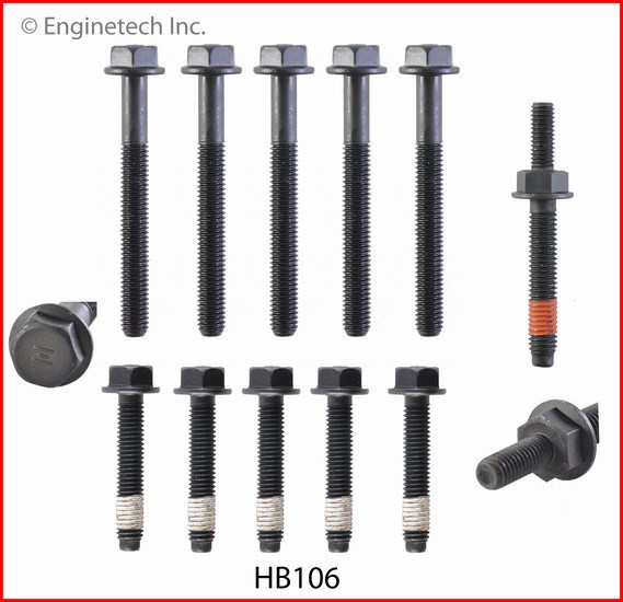 Enginetech HB106 Head Bolt Set