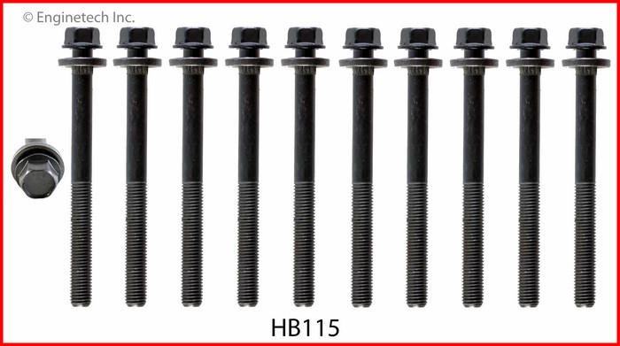 Enginetech HB115 Head Bolt Set