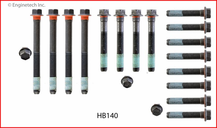 Enginetech HB140 Head Bolt Set