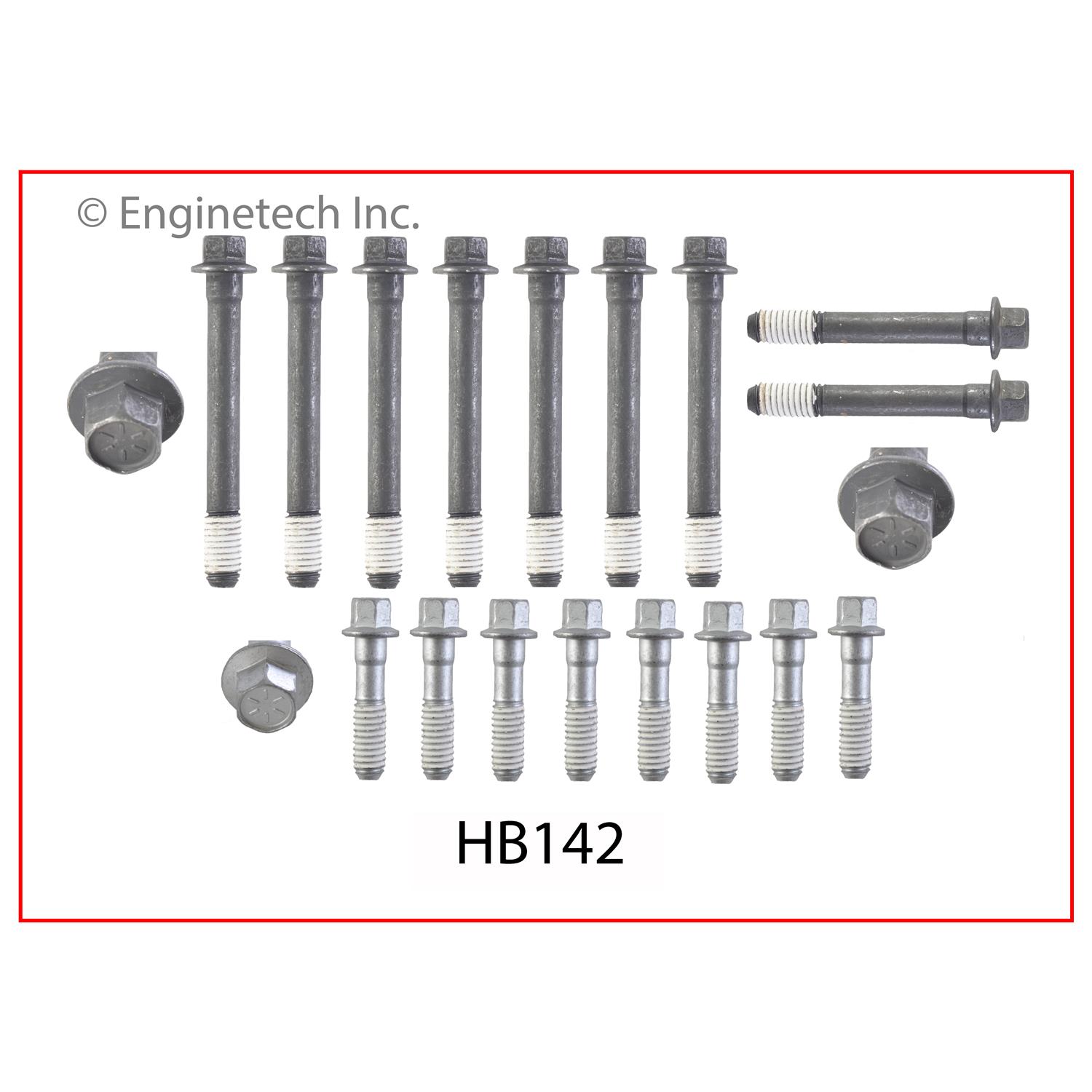 Enginetech HB142 Head Bolt Set