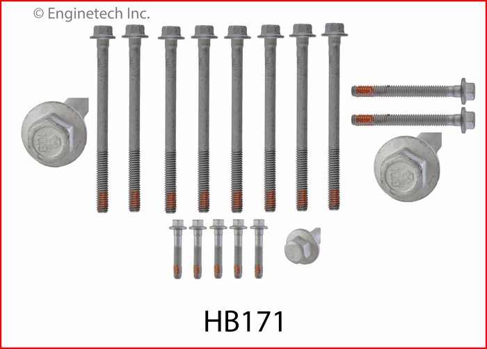 Enginetech HB171 Head Bolt Set