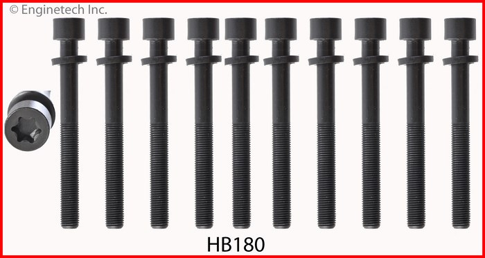 Enginetech HB180 Head Bolt Set
