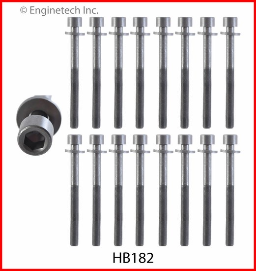 Enginetech HB182 Head Bolt Set