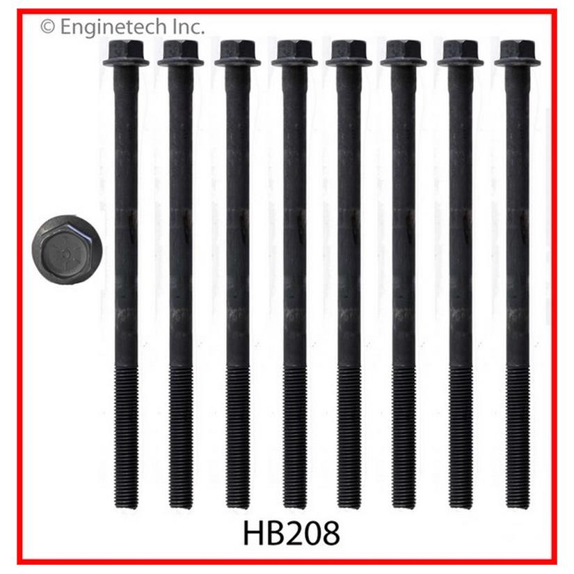 Enginetech HB208 Head Bolt Set