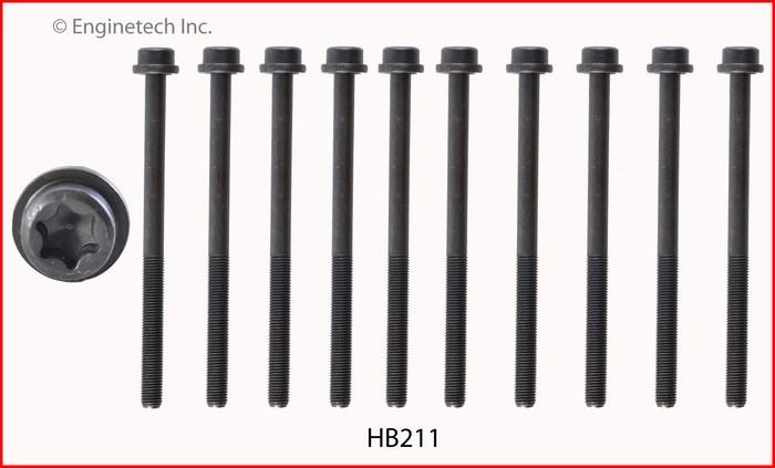 Enginetech HB211 Head Bolt Set