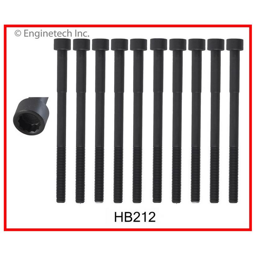 Enginetech HB212 Head Bolt Set
