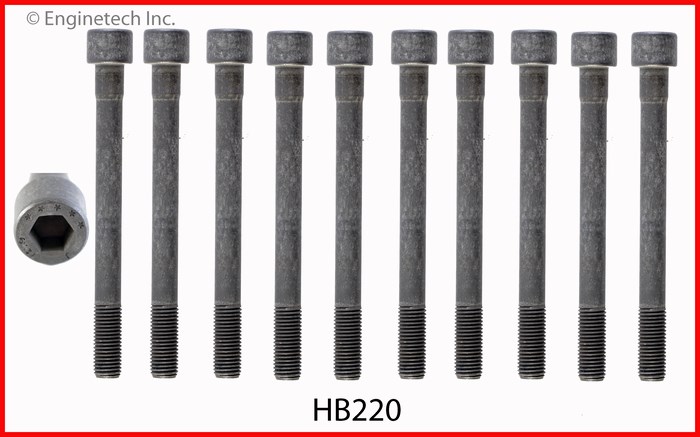 Enginetech HB220 Head Bolt Set