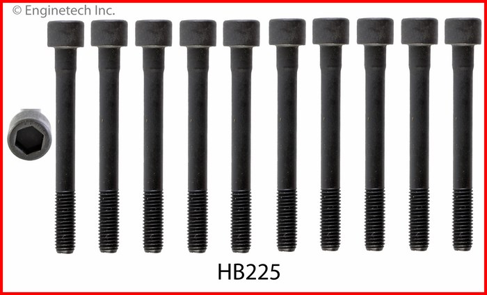 Enginetech HB225 Head Bolt Set