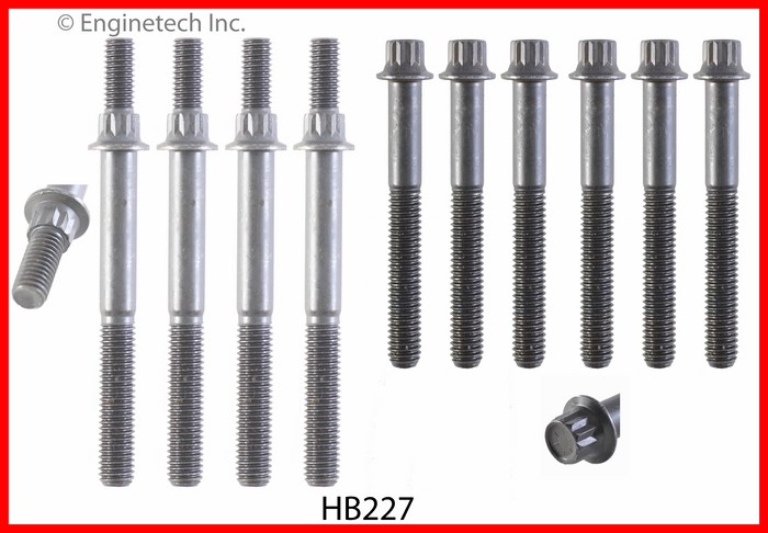 Enginetech HB227 Head Bolt Set