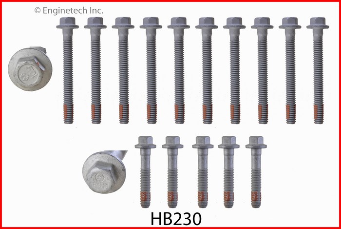 Enginetech HB230 Head Bolt Set