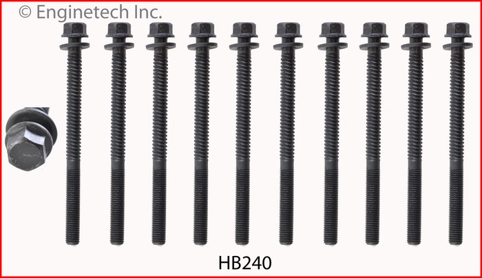 Enginetech HB240 Head Bolt Set