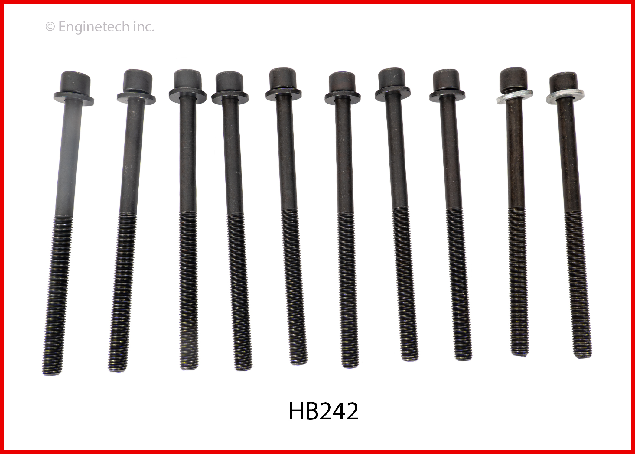 Enginetech HB242 Head Bolt Set