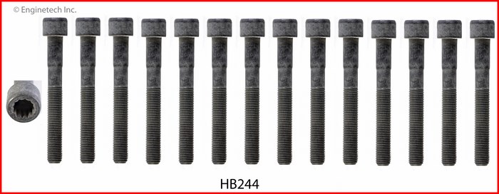 Enginetech HB244 Head Bolt Set