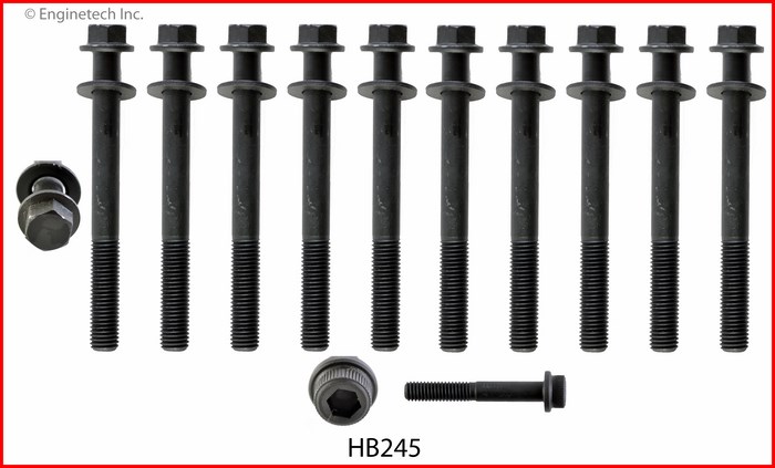Enginetech HB245 Head Bolt Set