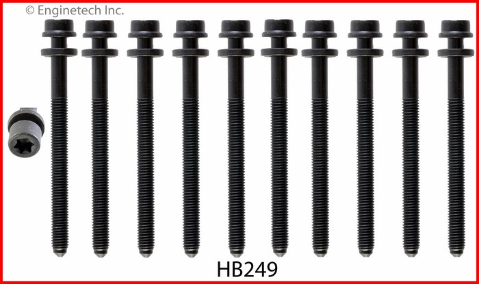 Enginetech HB249 Head Bolt Set