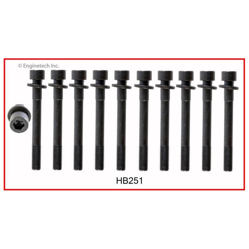 Enginetech HB251 Head Bolt Set