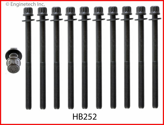 Enginetech HB252 Head Bolt Set