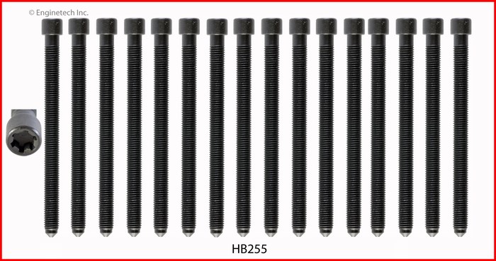 Enginetech HB255 Head Bolt Set