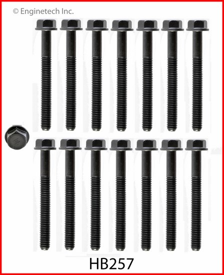 Enginetech HB257 Head Bolt Set