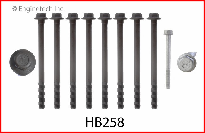Enginetech HB258 Head Bolt Set