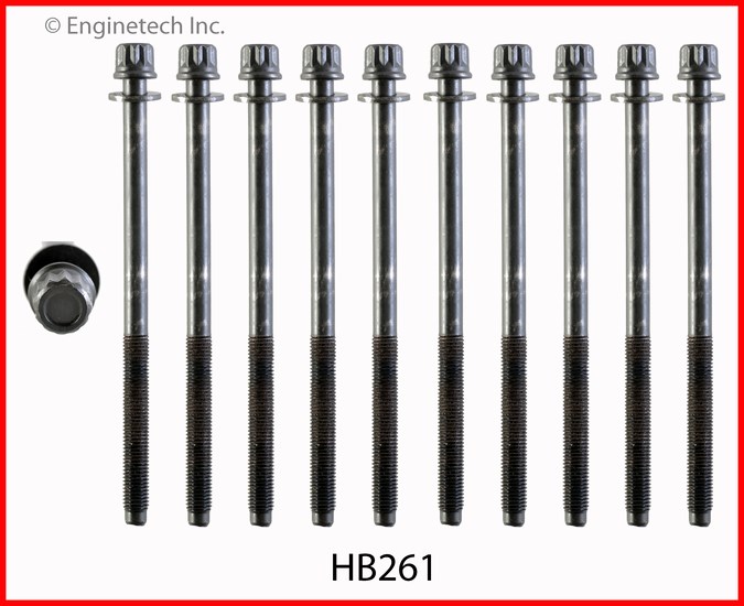 Enginetech HB261 Head Bolt Set